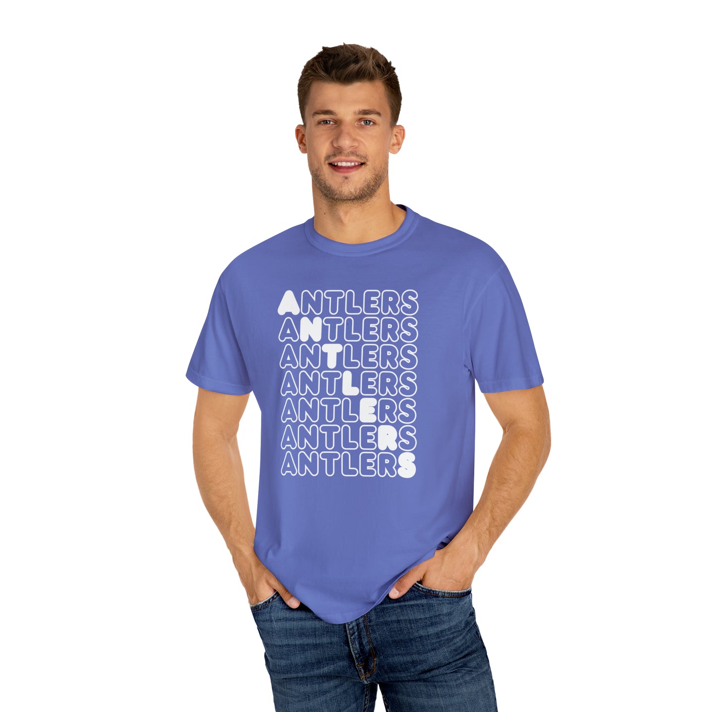 Antler Diagonal Comfort Colors Unisex T-shirt