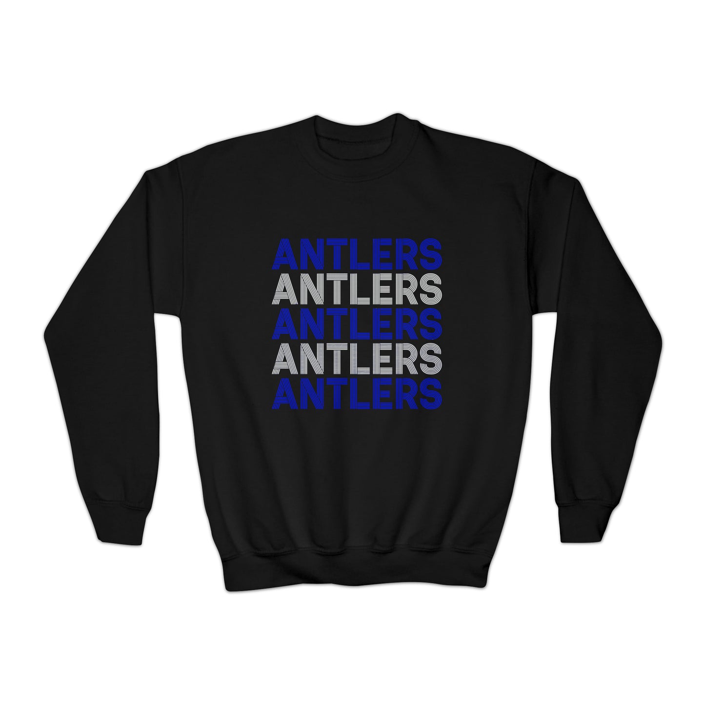 Antlers on Repeat Youth Crewneck Sweatshirt