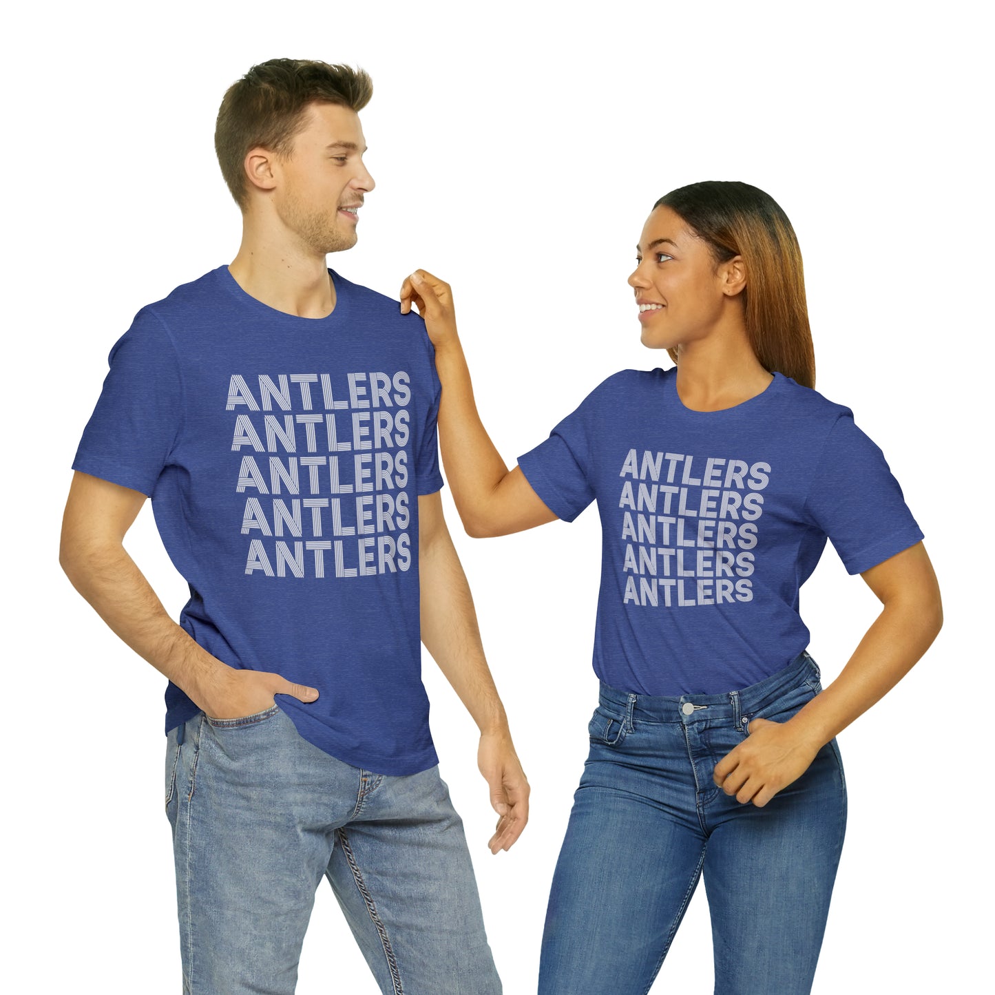 Antlers on Repeat Unisex TShirt