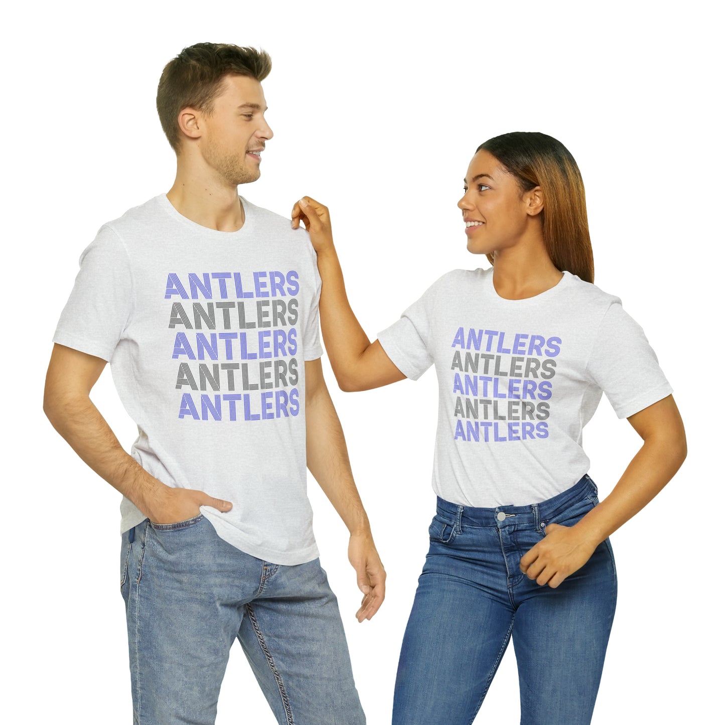 Antlers on Repeat Unisex TShirt