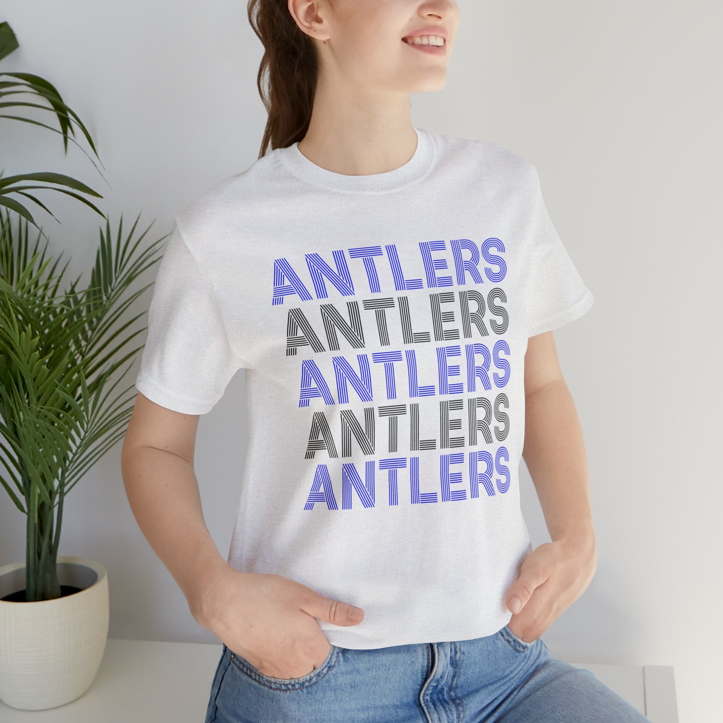 Antlers on Repeat Unisex TShirt