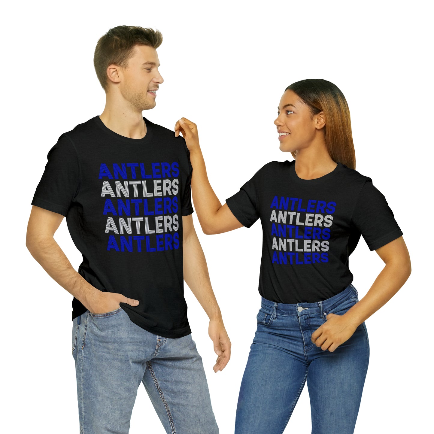 Antlers on Repeat Unisex TShirt