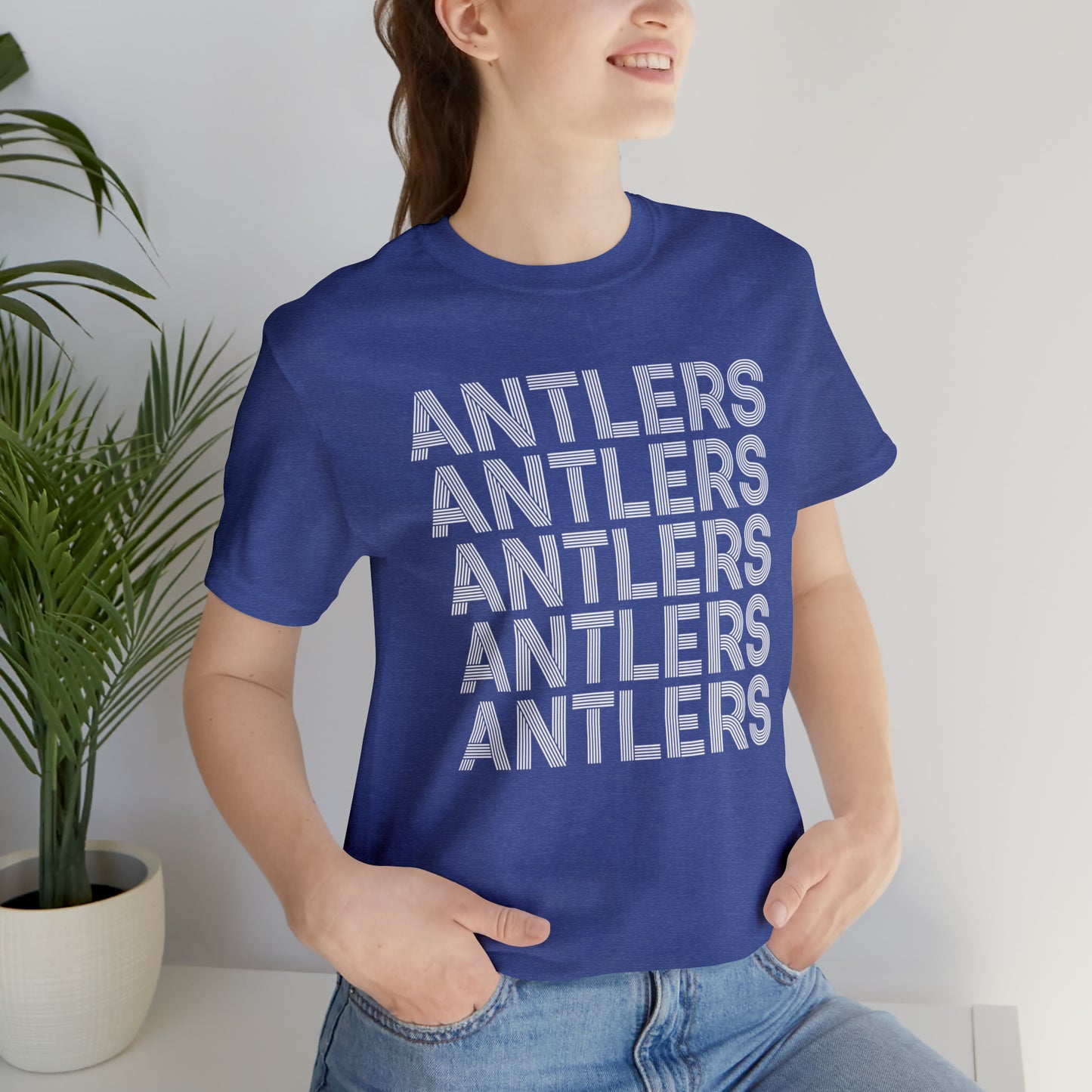 Antlers on Repeat Unisex TShirt