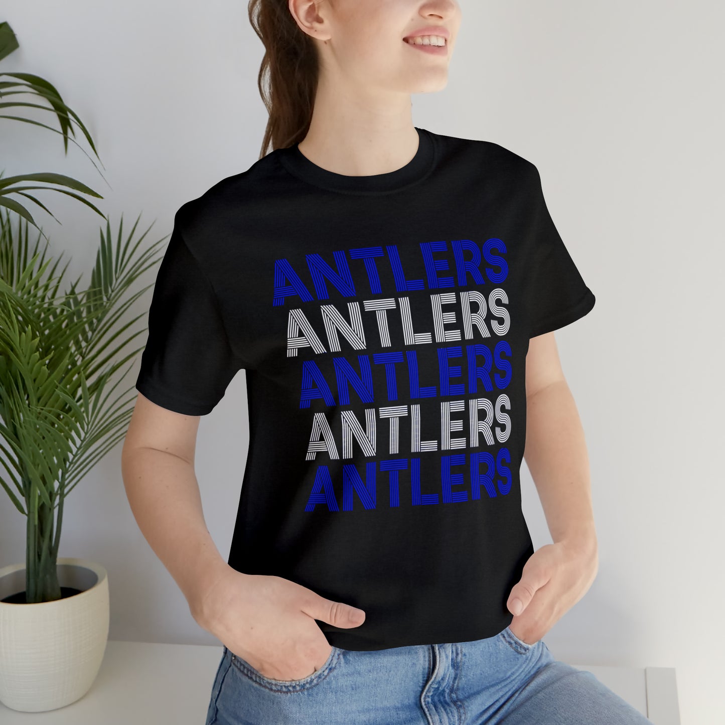 Antlers on Repeat Unisex TShirt