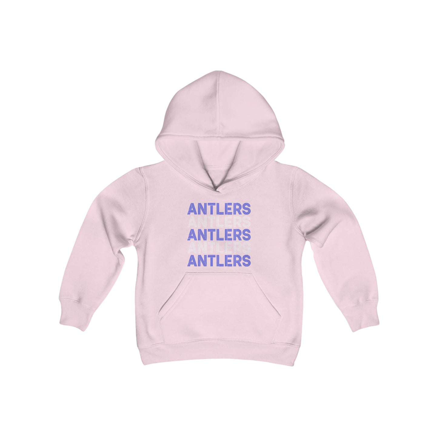 Youth Antlers on Repeat Hooded Sweatshirt