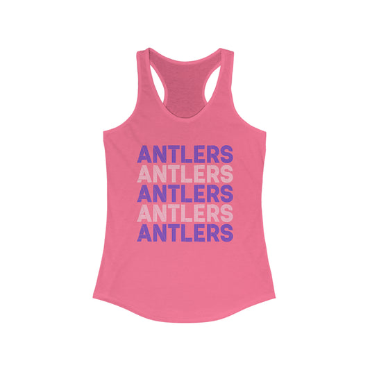 Antlers on Repeat Women's Racerback Tank