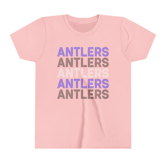 Youth Antlers on Repeat Softstyle Tshirt